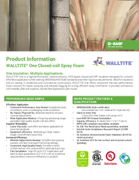 Thumbnail of document WALLTITE® One Contractor Sell Sheet