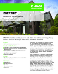 Thumbnail of document Project Profile: ENERTITE® open-cell SPF