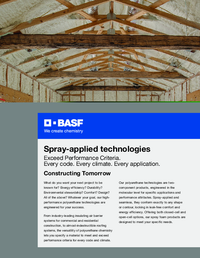 Thumbnail of document Residential Spray Product Line Sell Sheet