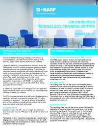 Thumbnail of document BASF Technology Training Center Brochure